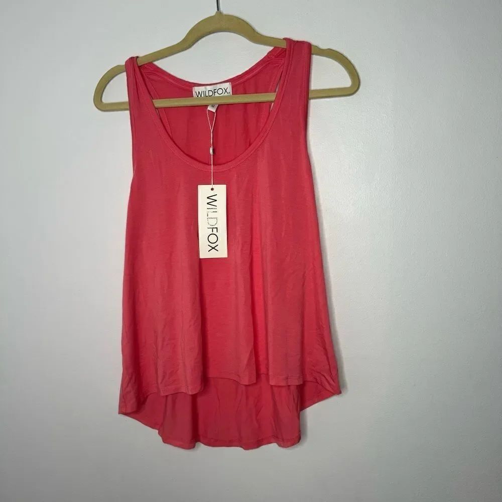Wildfox coral top size medium